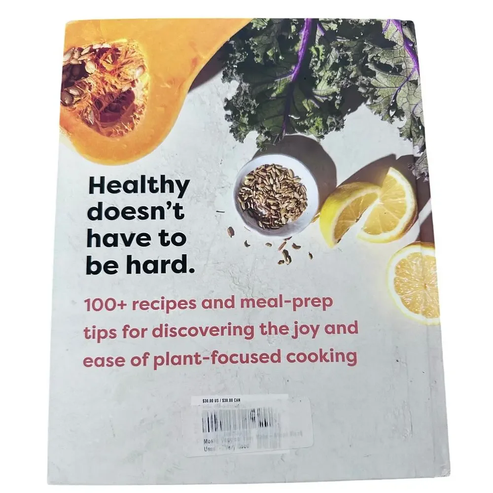 Mostly Veggies Easy Make-Ahead Meals for Healthy Living Hardcover Cookbook